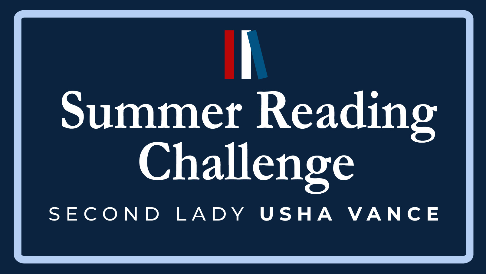 Second Lady's 2025 Summer Reading Challenge