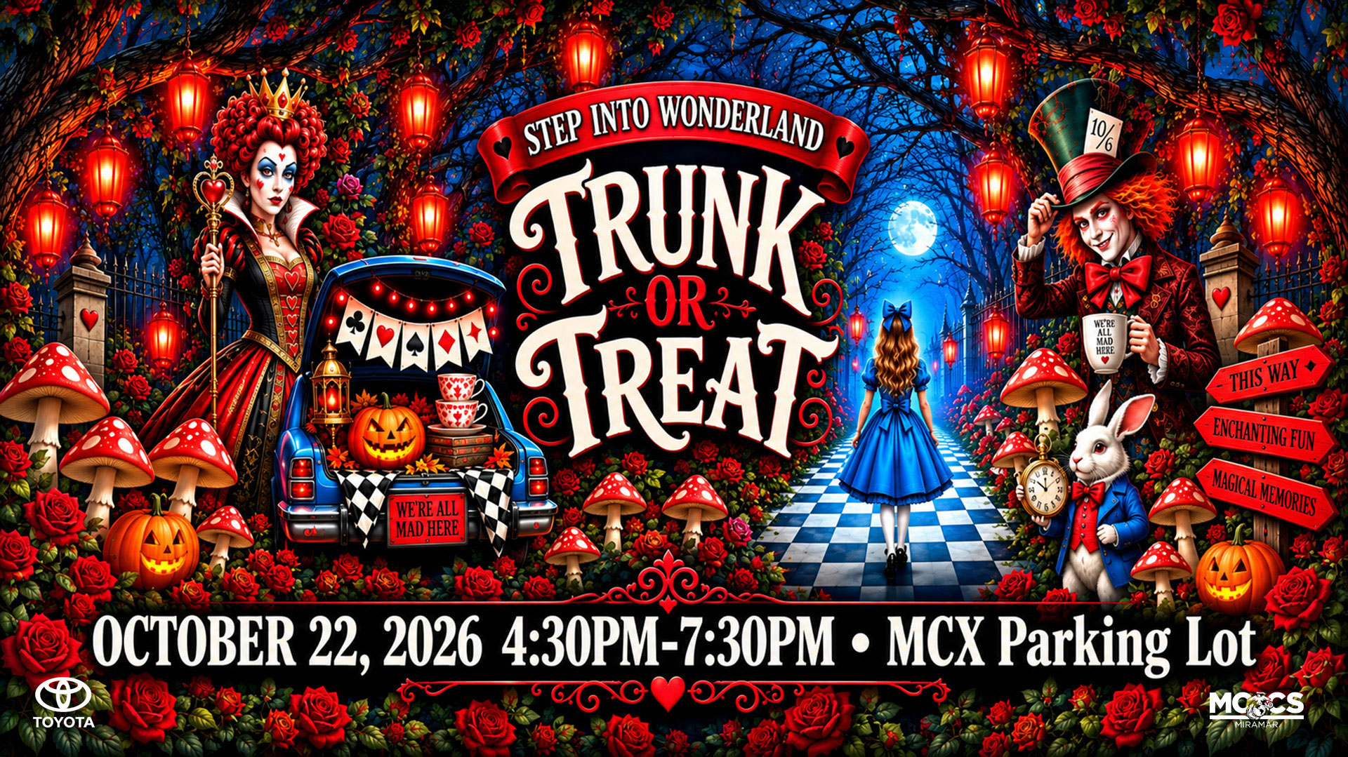 Step into Wonderland Trunk or Treat
