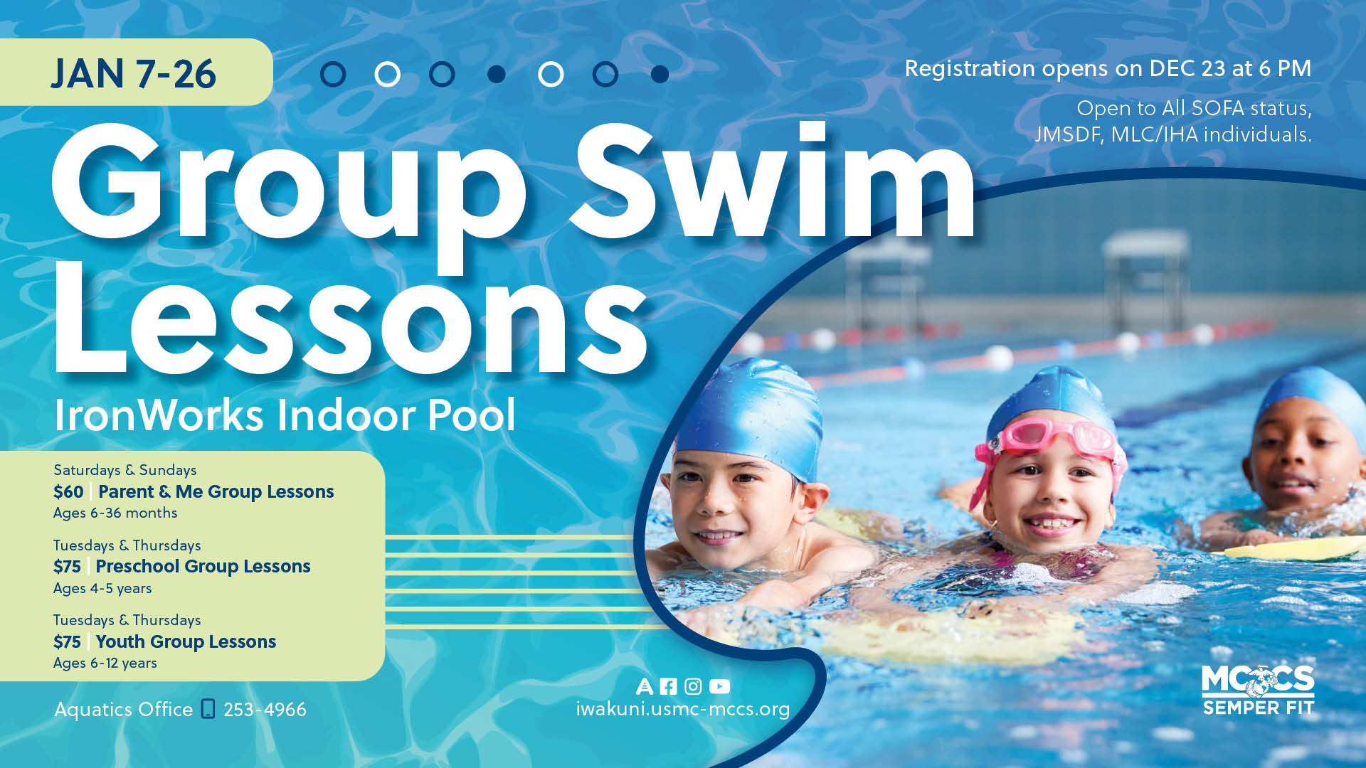 2025 January Group Swim Lessons 