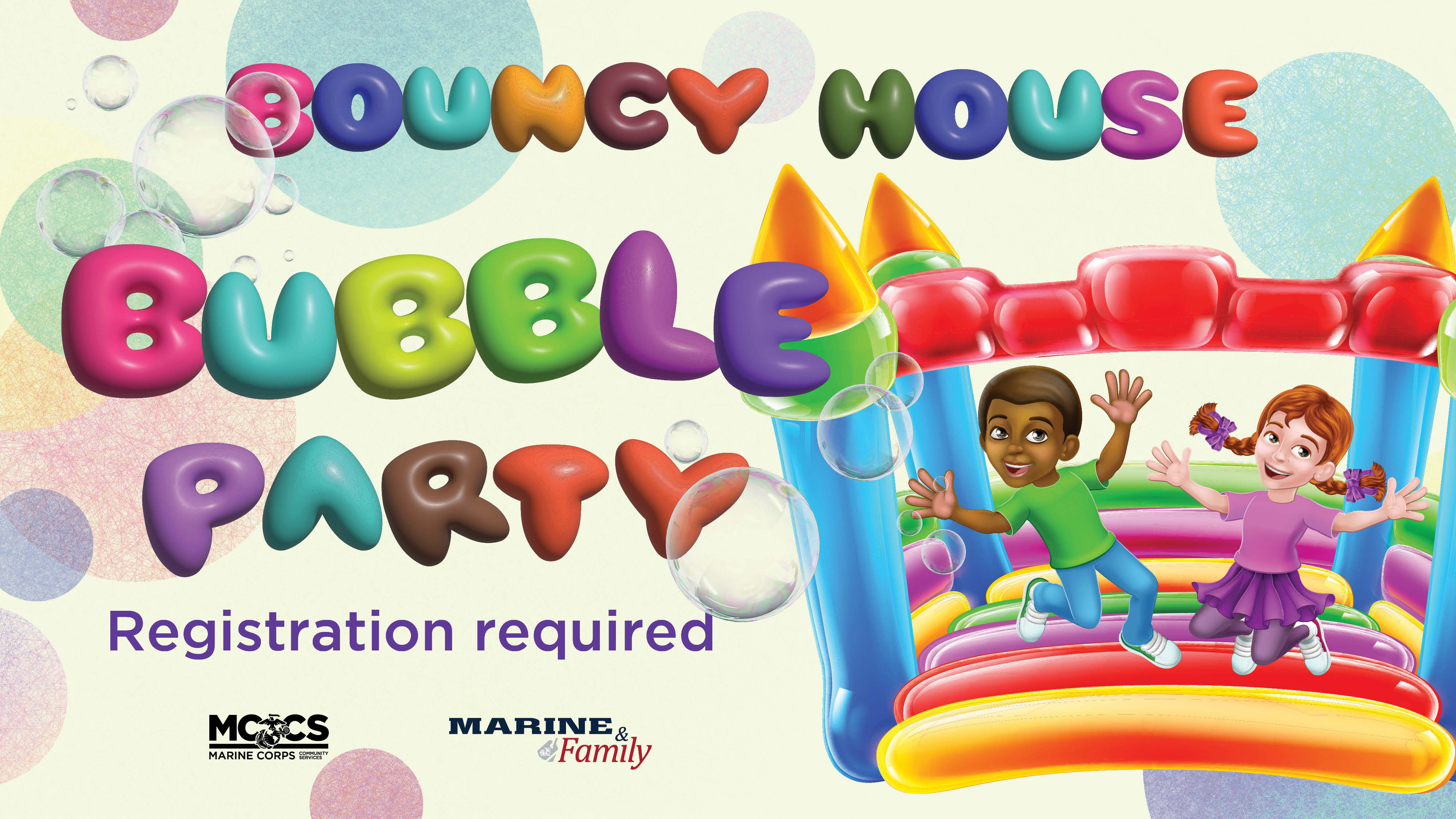 Bouncy House Bubble Party