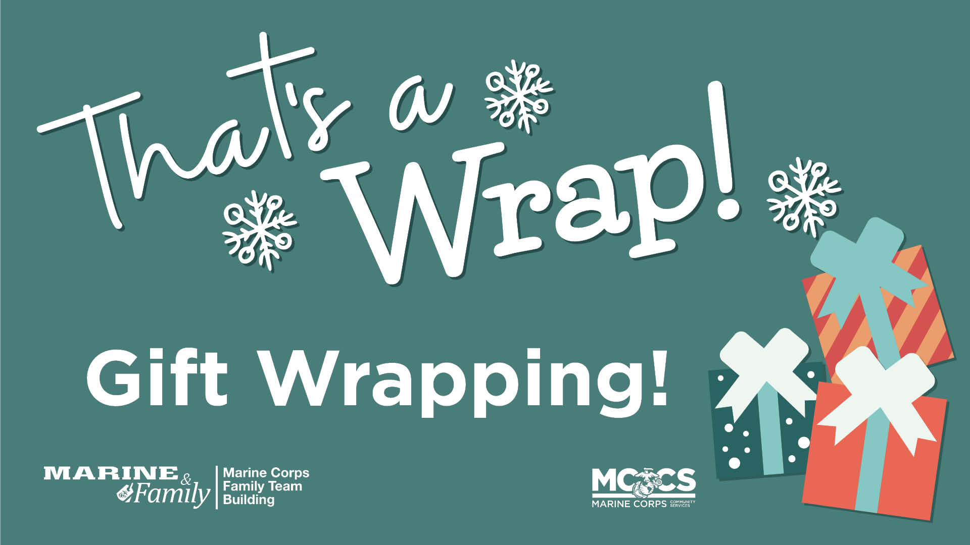 That's a Wrap!