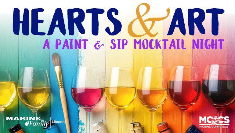 MCCS Hearts & Art: A Paint & Sip Mocktail Night