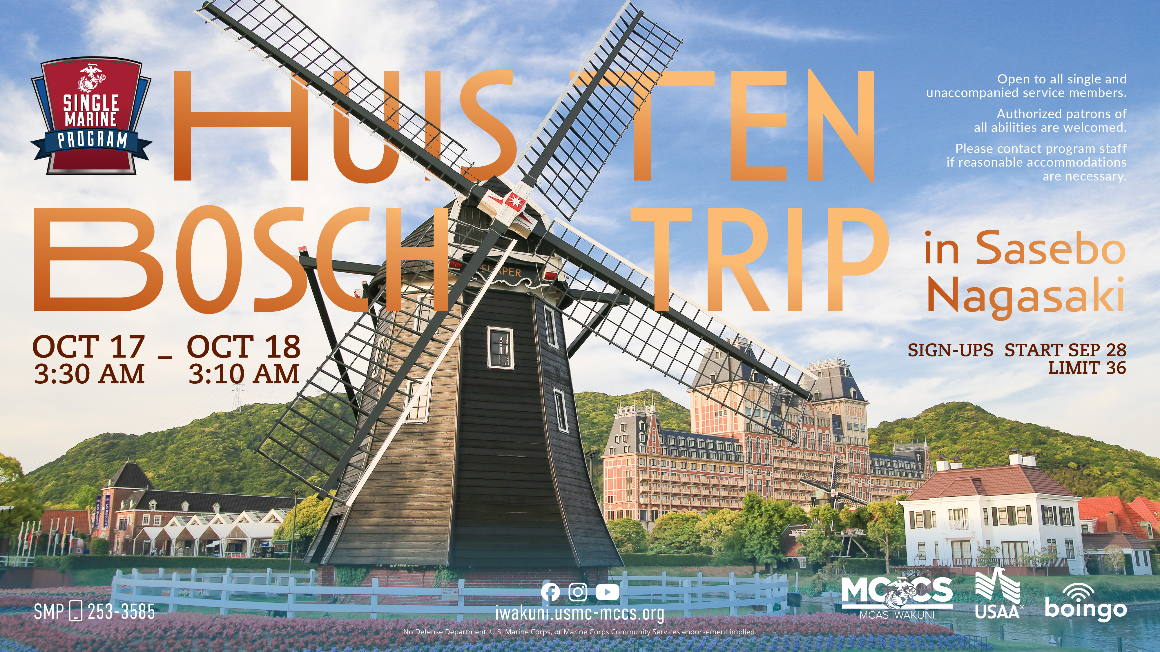 SMP - Huis Ten Bosch Trip