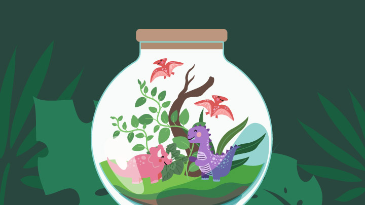 Create Your Own Dinosaur Terrarium