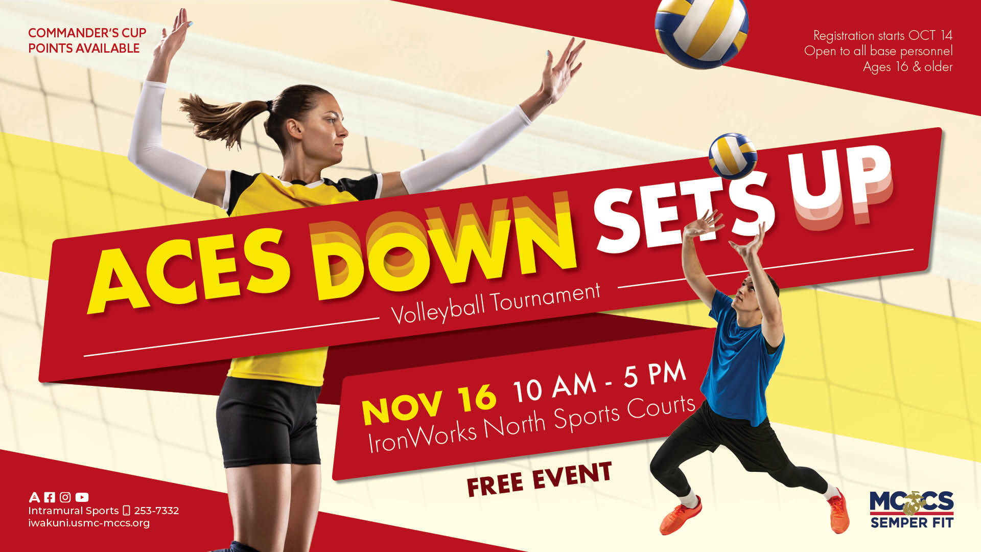 Aces Down, Sets Up Volleyball Tournament 