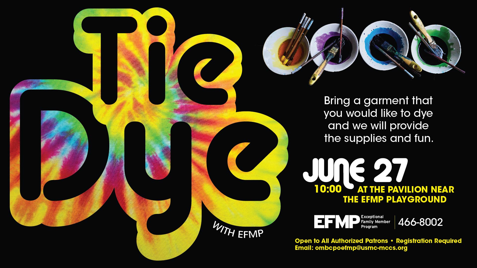 Tie Dye With EFMP