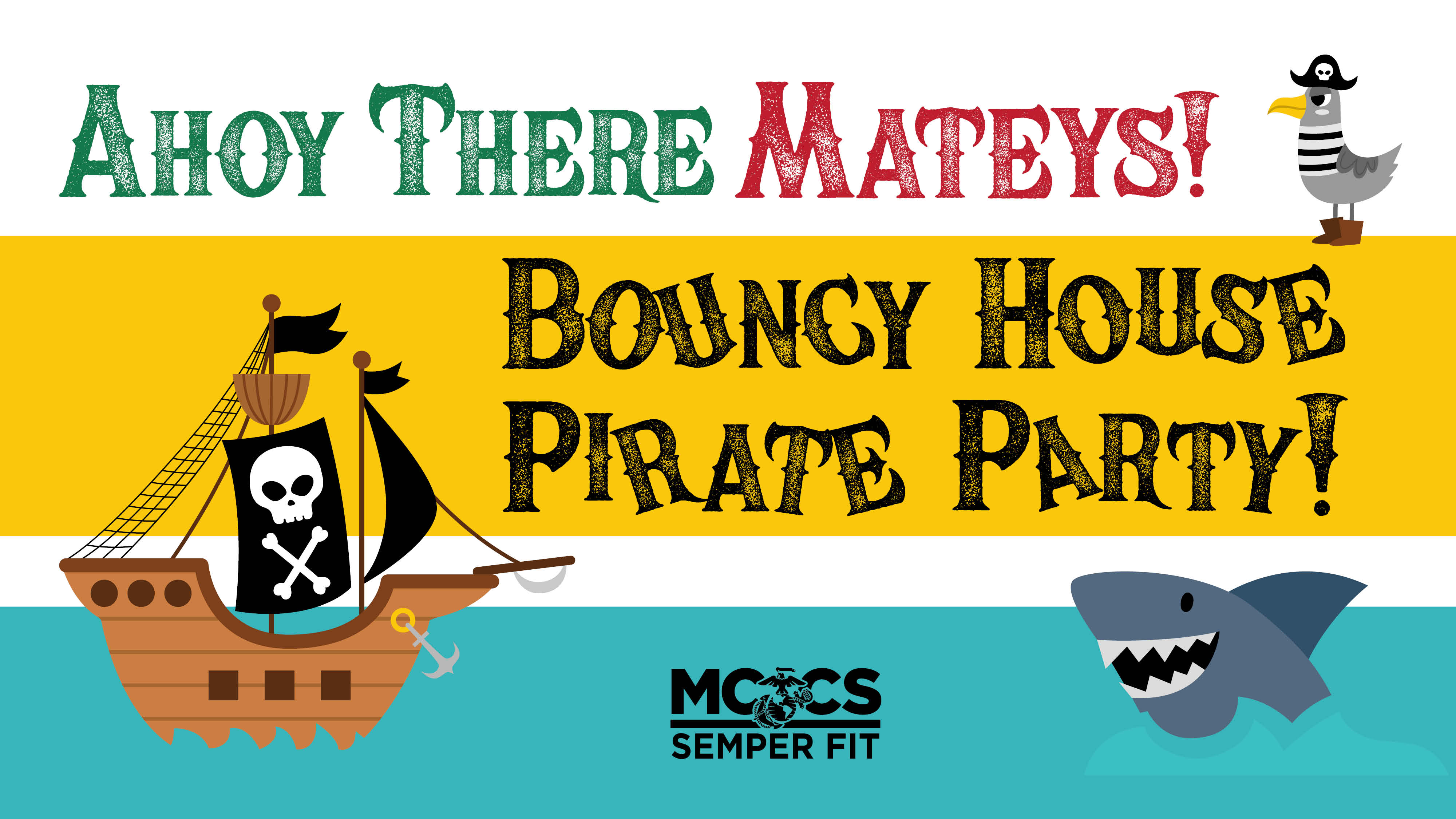 Bouncy House Pirate Party – FREE