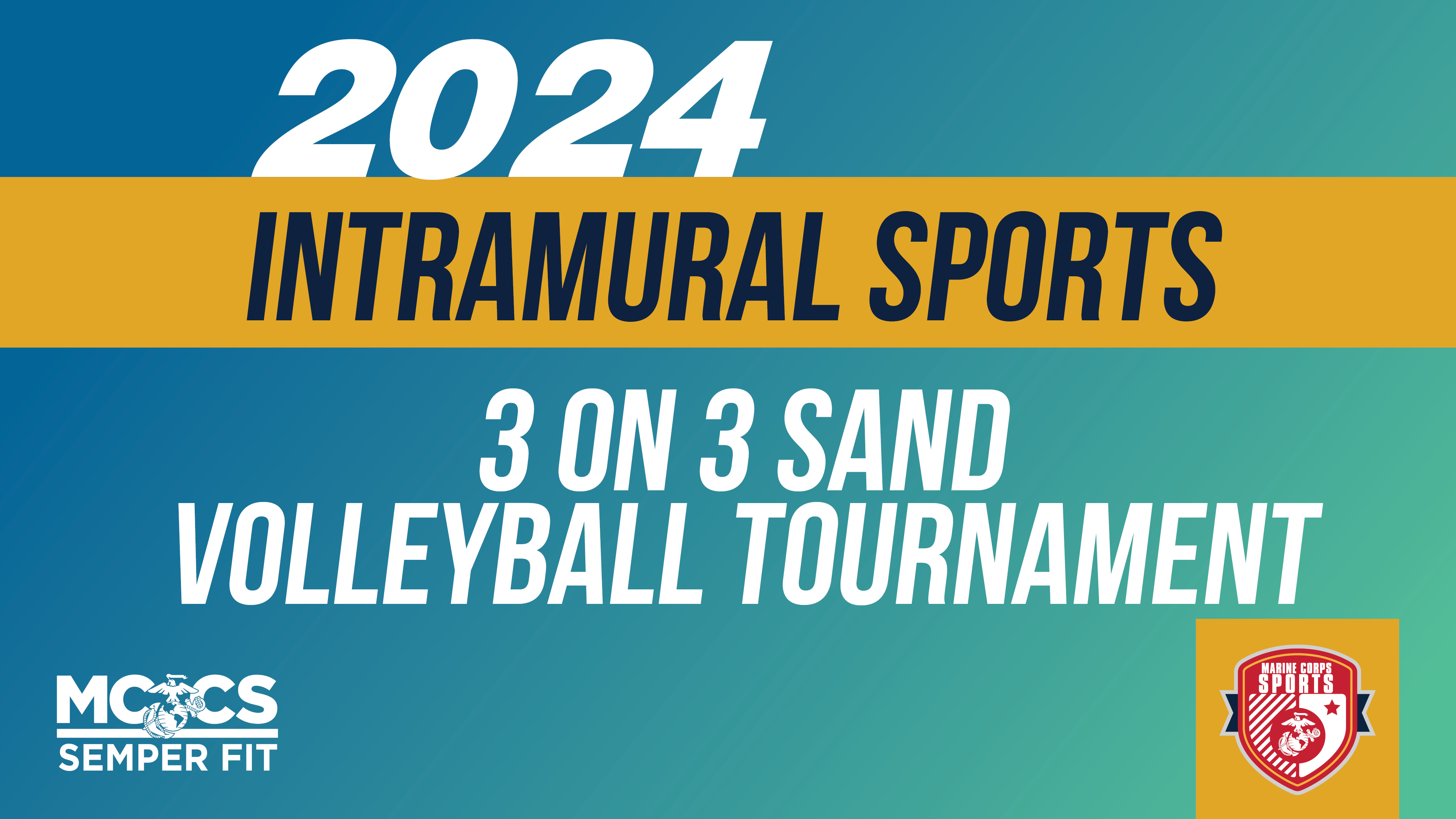 3 on 3 Sand Volleyball Tournament Registration