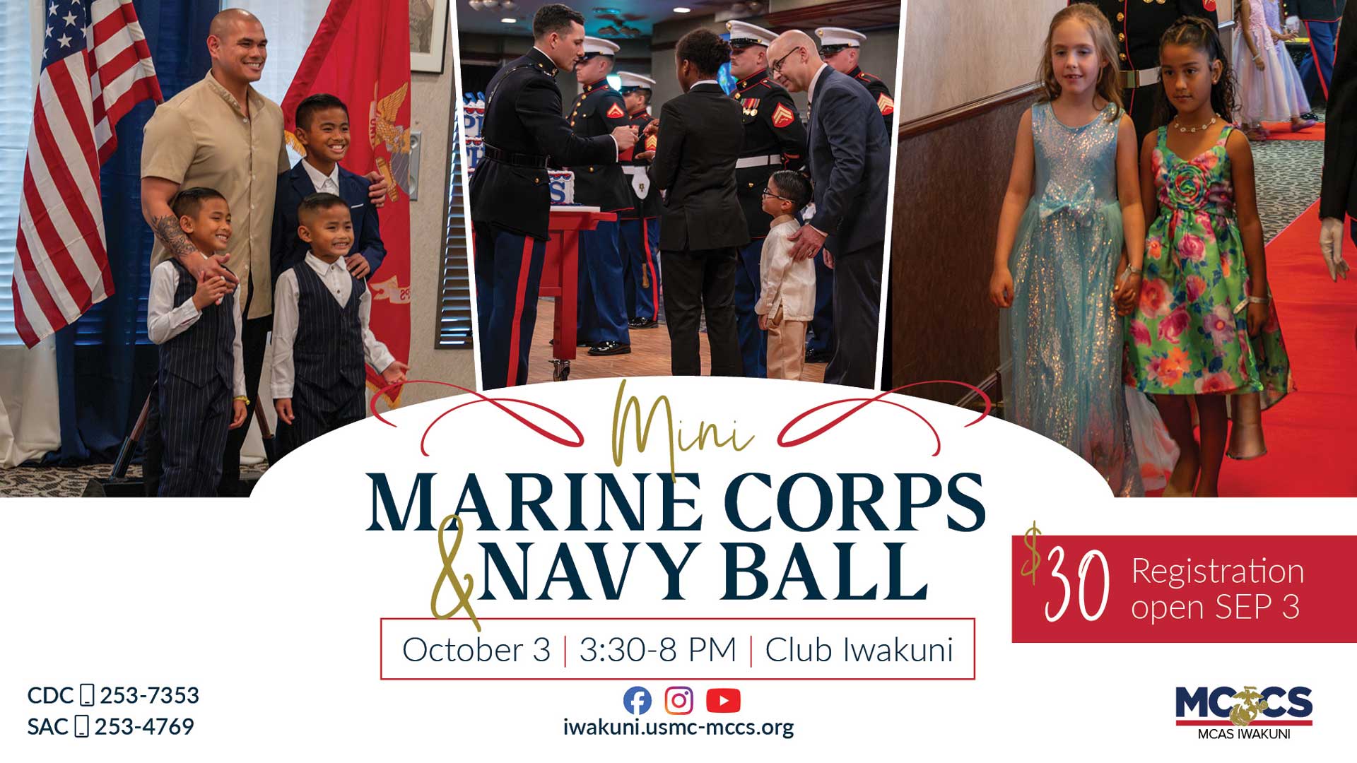 Mini Marine Corps & Navy Ball